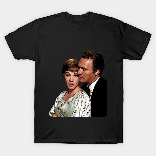 Sound of Music Georg and Maria T-Shirt by baranskini